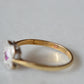 Delicate Edwardian Ruby Cluster Ring