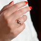 Delicate Edwardian Ruby Cluster Ring