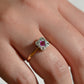 Delicate Edwardian Ruby Cluster Ring