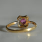 Delicate Edwardian Ruby Cluster Ring