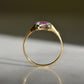 Delicate Edwardian Ruby Cluster Ring