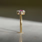 Delicate Edwardian Ruby Cluster Ring