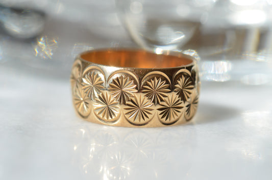 Dazzling Vintage Eternity Band