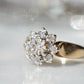 Cheerful Vintage Cluster Ring