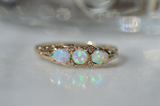 Vibrant Estate Opal Ring
