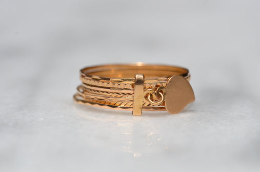 Tactile Vintage Portuguese Heart of Viana Ring