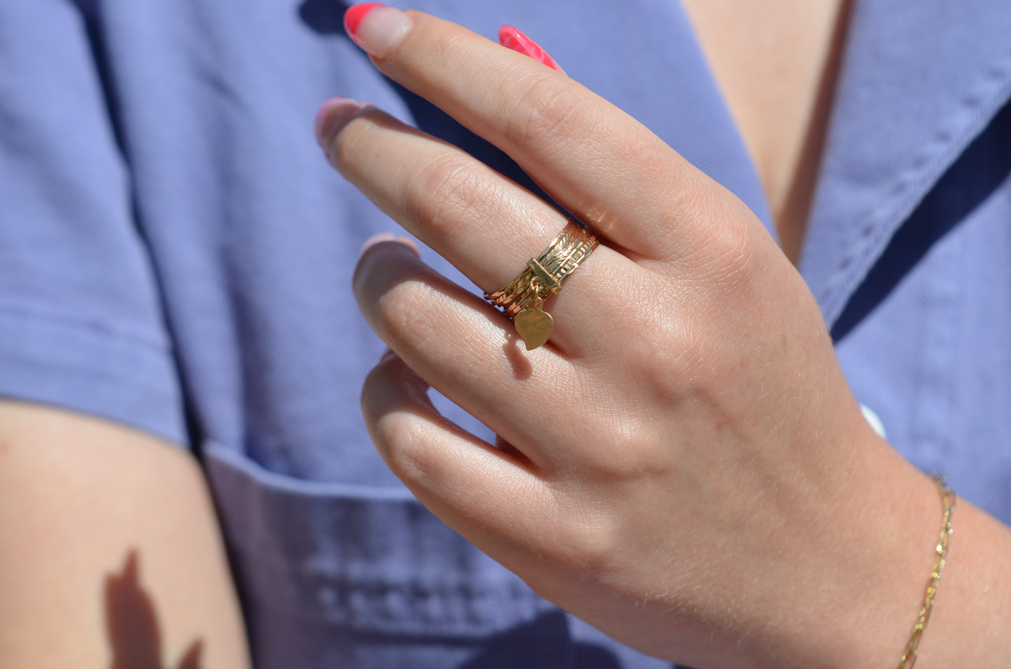 Tactile Vintage Portuguese Heart of Viana Ring