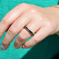 Dazzling Sapphire and Emerald Day and Night Flip Ring