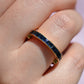 Dazzling Sapphire and Emerald Day and Night Flip Ring