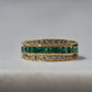 Dazzling Sapphire and Emerald Day and Night Flip Ring