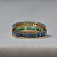 Dazzling Sapphire and Emerald Day and Night Flip Ring