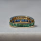 Dazzling Sapphire and Emerald Day and Night Flip Ring