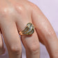 Swooping Vintage Baguette Cluster Ring