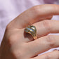 Swooping Vintage Baguette Cluster Ring