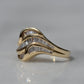 Swooping Vintage Baguette Cluster Ring