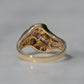 Swooping Vintage Baguette Cluster Ring