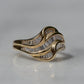 Swooping Vintage Baguette Cluster Ring