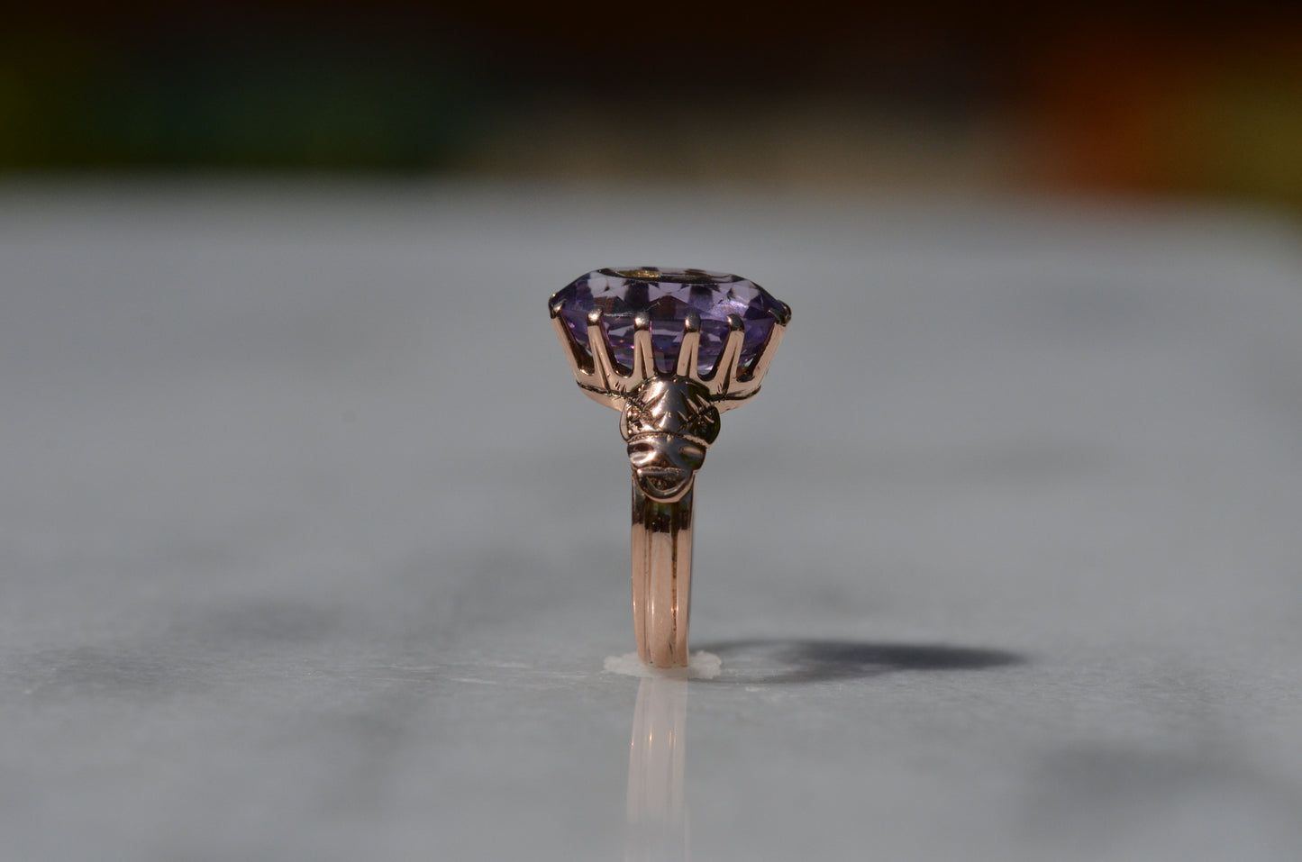 Darling Antique Rose Of Sharon Ring