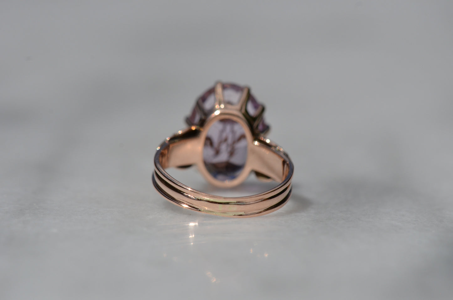 Darling Antique Rose Of Sharon Ring