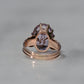 Darling Antique Rose Of Sharon Ring