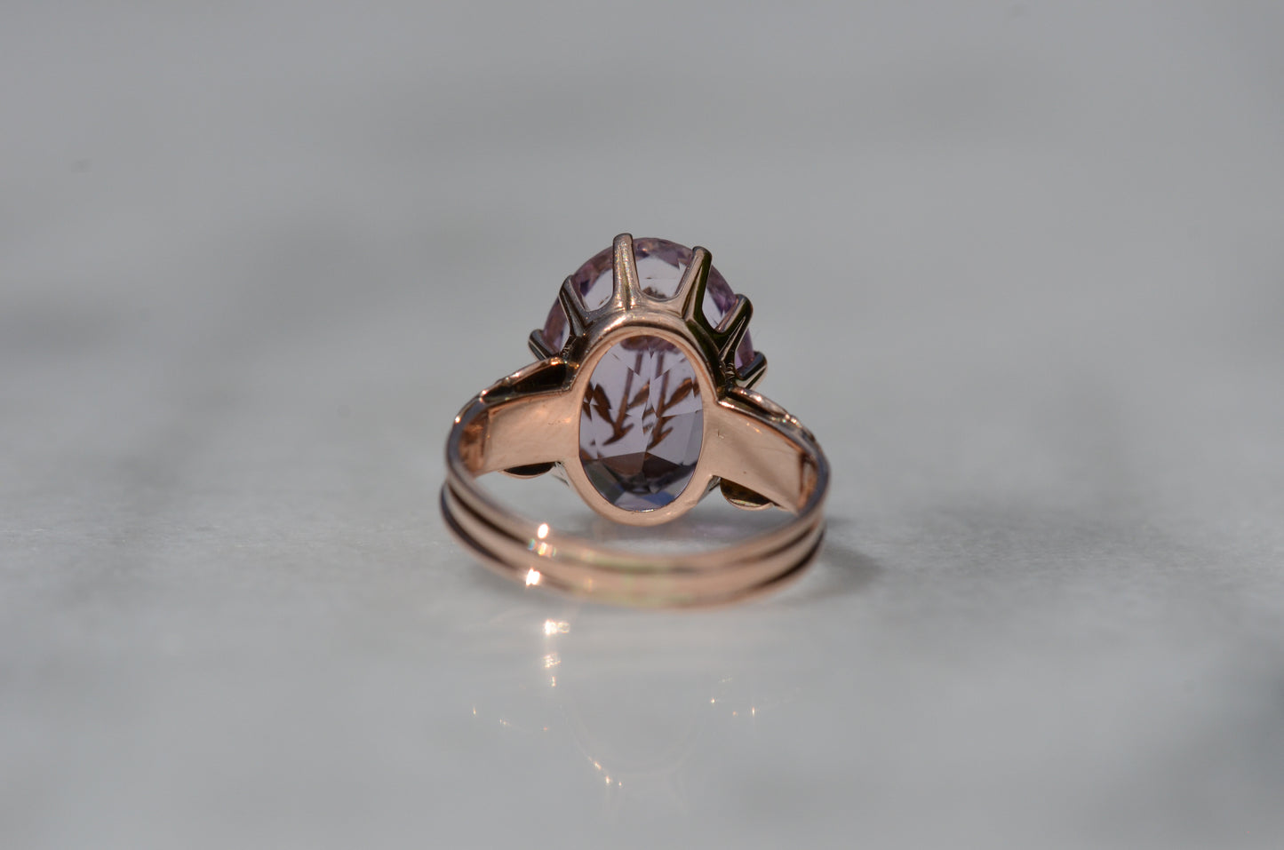 Darling Antique Rose Of Sharon Ring