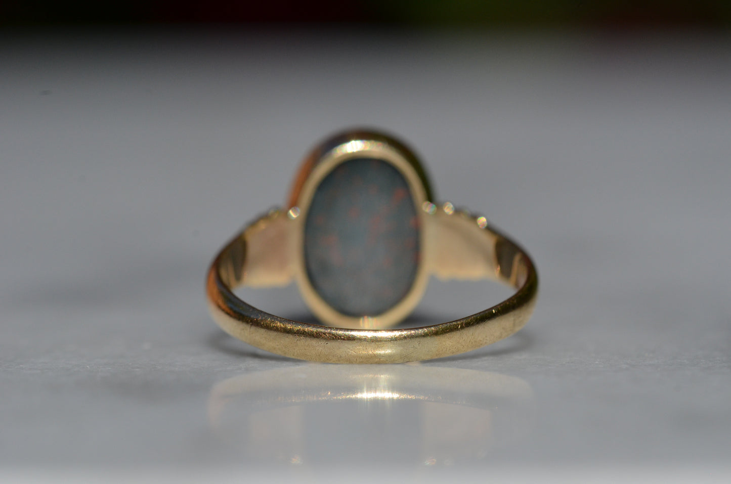 Stunning Vintage Bloodstone Ring