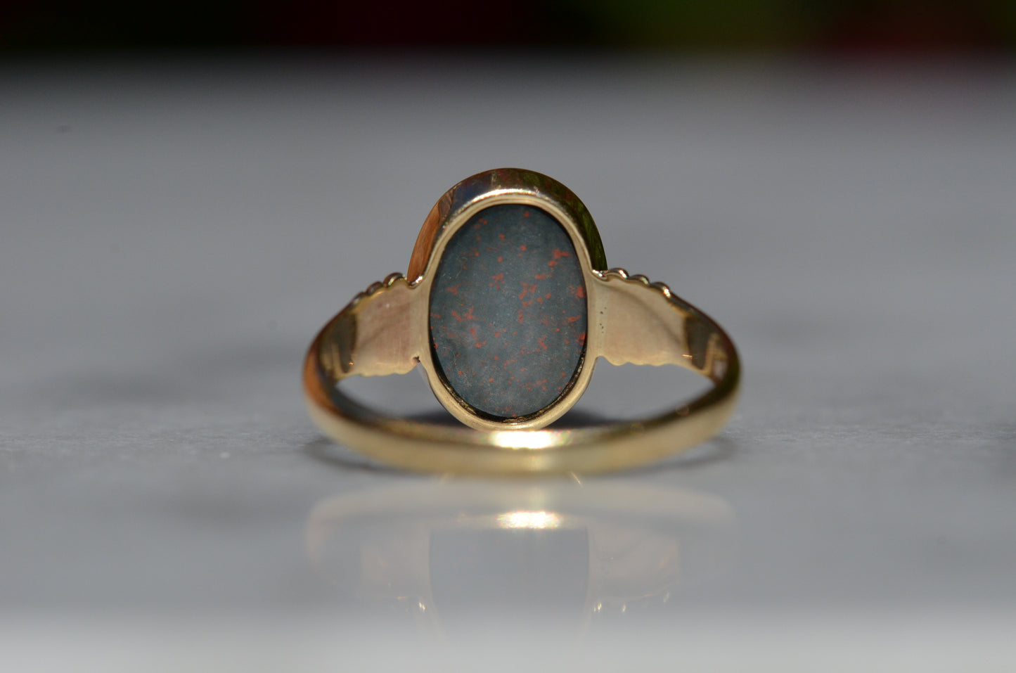 Stunning Vintage Bloodstone Ring