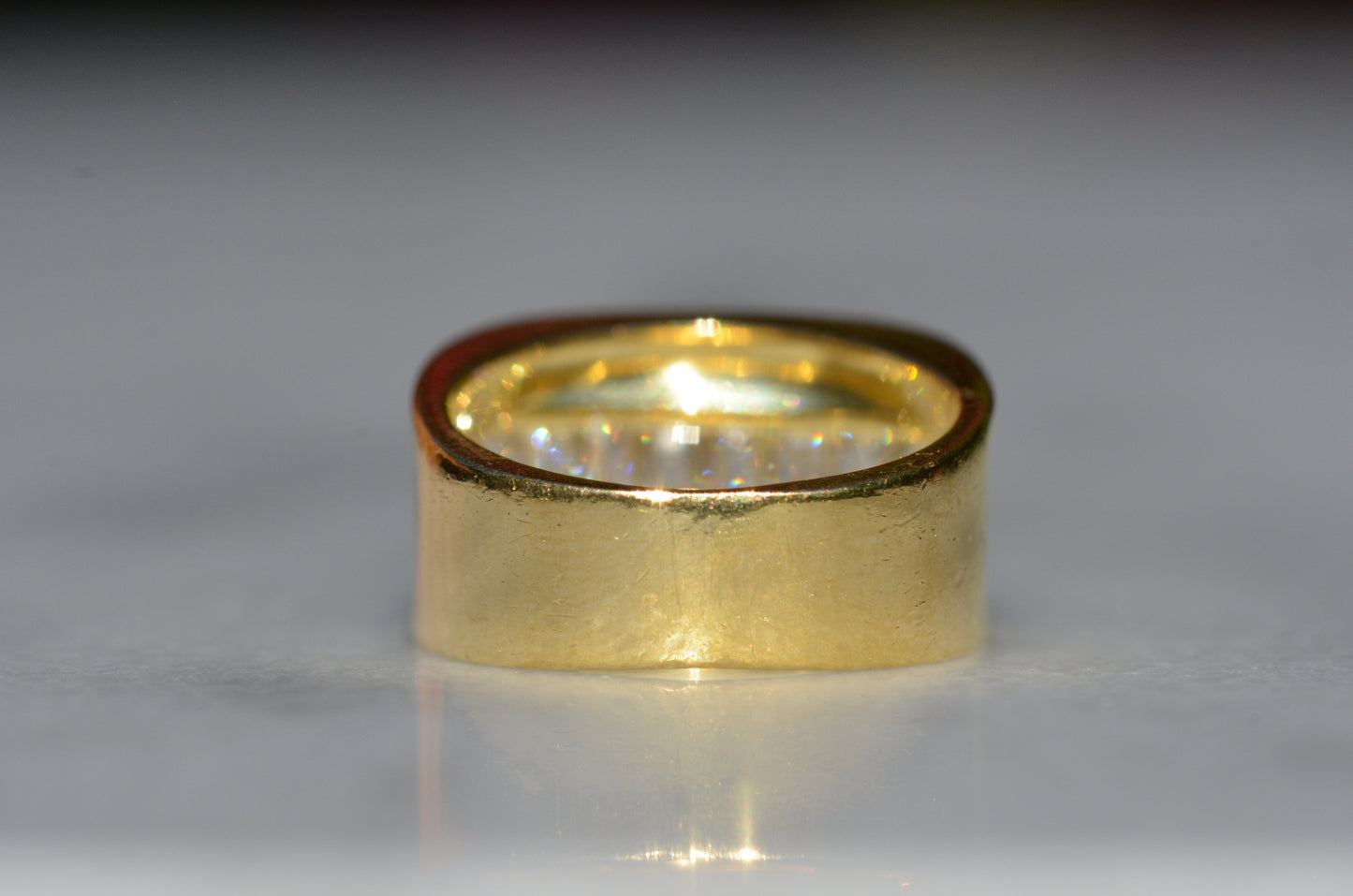 Bold Channel Baguette Ring