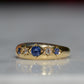 Vibrant Edwardian Sapphire Star Ring