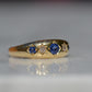Vibrant Edwardian Sapphire Star Ring