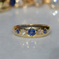Vibrant Edwardian Sapphire Star Ring