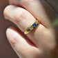 Vibrant Edwardian Sapphire Star Ring
