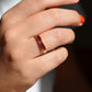 Sleek Vintage Ruby Channel Band