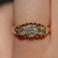 Stunning Victorian Old Mine Trilogy Ring
