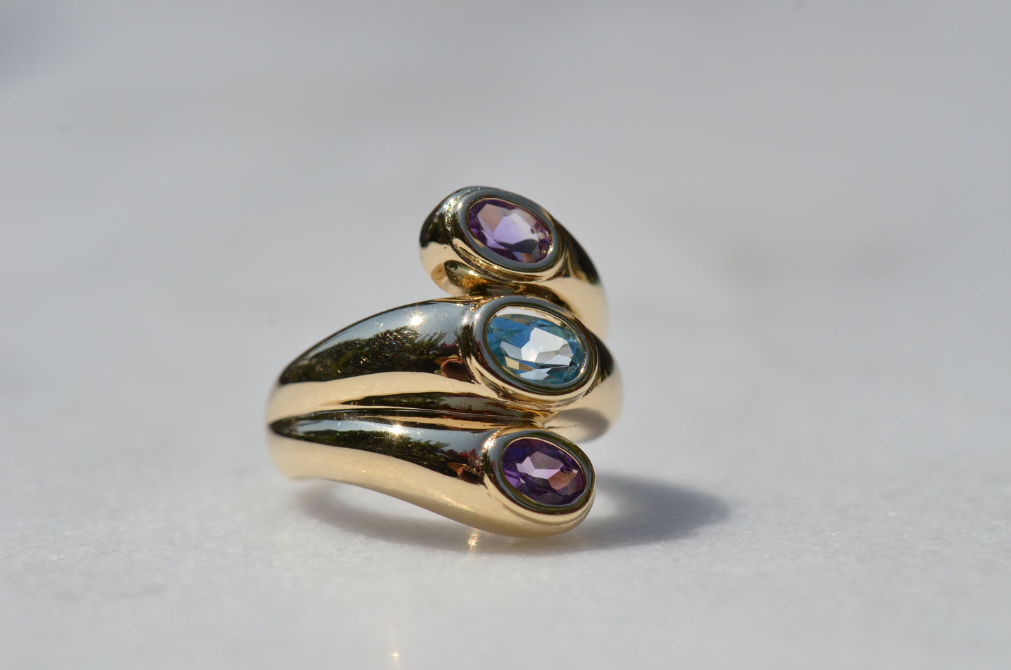 Bold Triple Dome Cocktail Ring