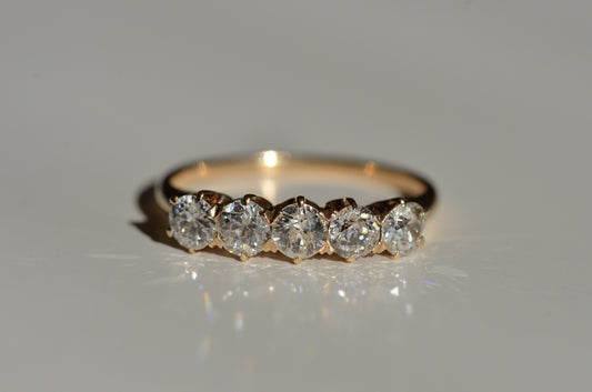Dazzling Edwardian Diamond Band