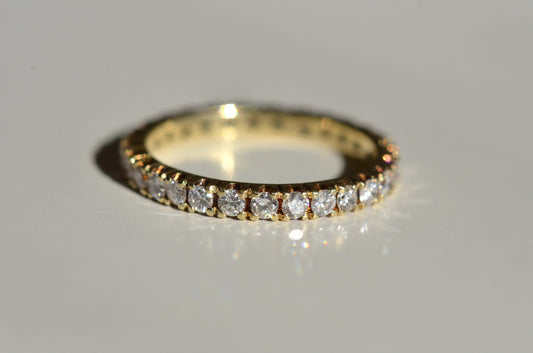 Petite Vintage Diamond Eternity Band