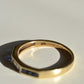 Chic Sapphire Geometric Band