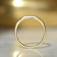 Chic Sapphire Geometric Band