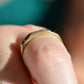 Chic Sapphire Geometric Band