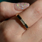 Chic Sapphire Geometric Band