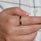 Chic Sapphire Geometric Band