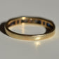 Chic Sapphire Geometric Band
