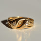 Romantic Antique Entwined Snake Ring