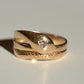 Charming Antique Coiled Snake Ring
