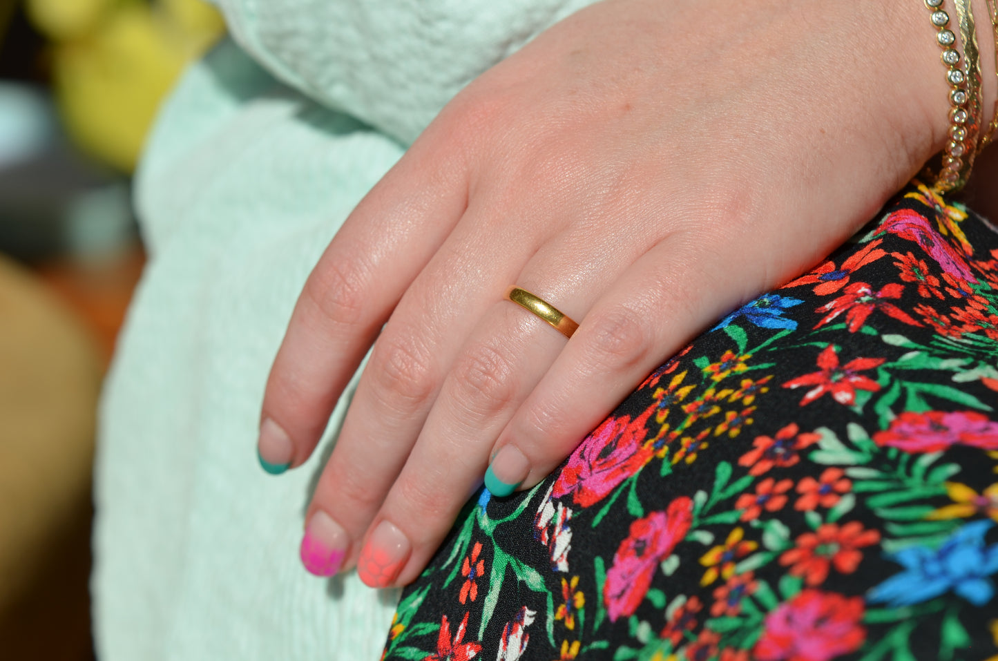 Heavy Vintage 22k Band 1929 5.75