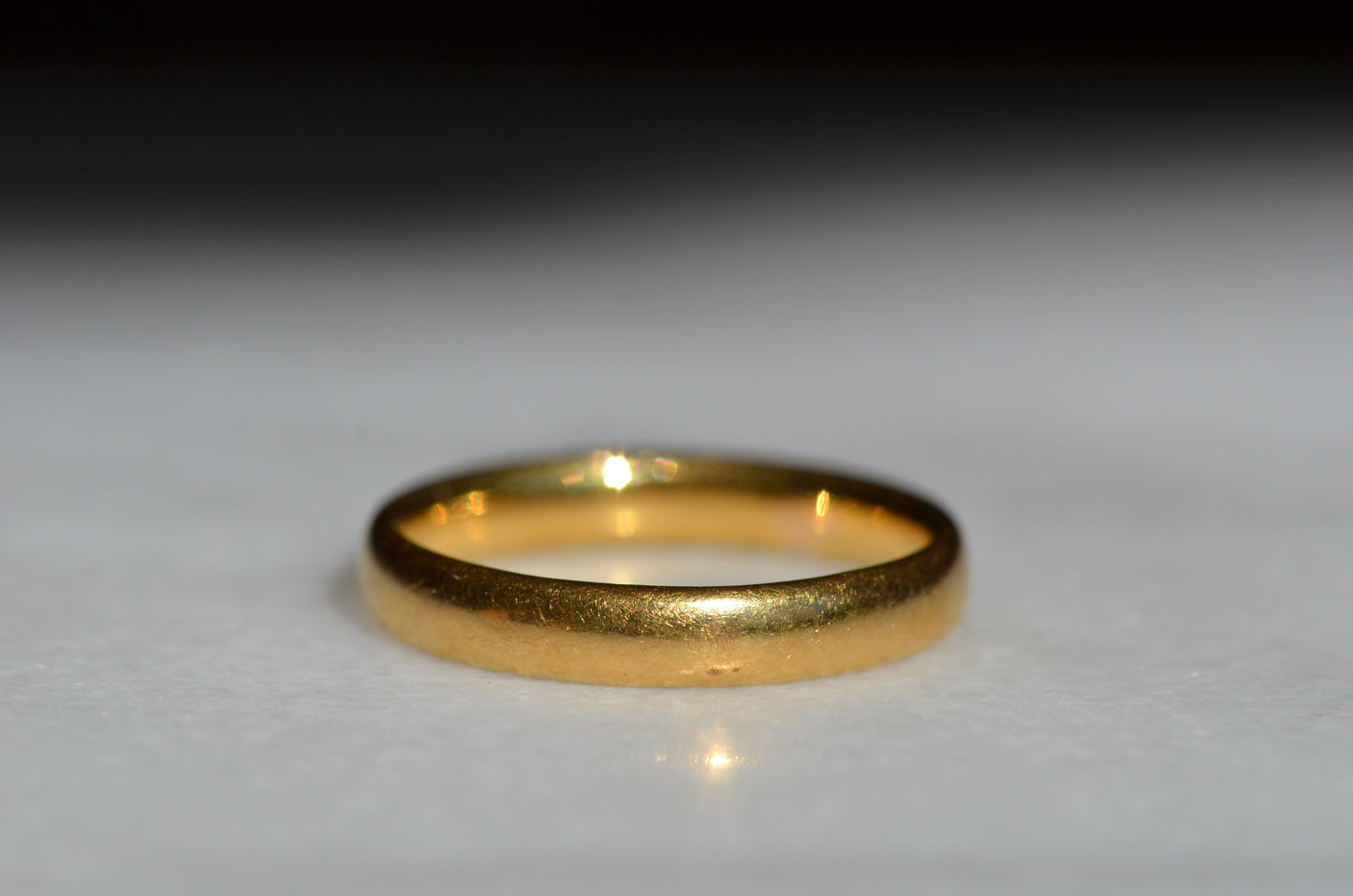 Heavy Vintage 22k Band 1929 5.75