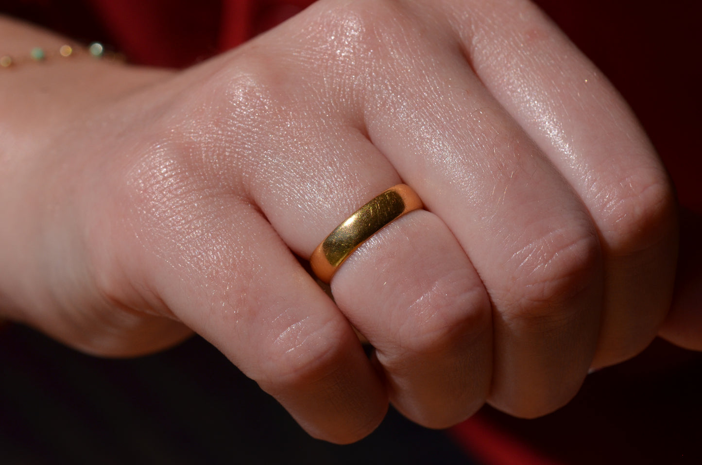 Wide Near-Antique 22k Band 1926 6