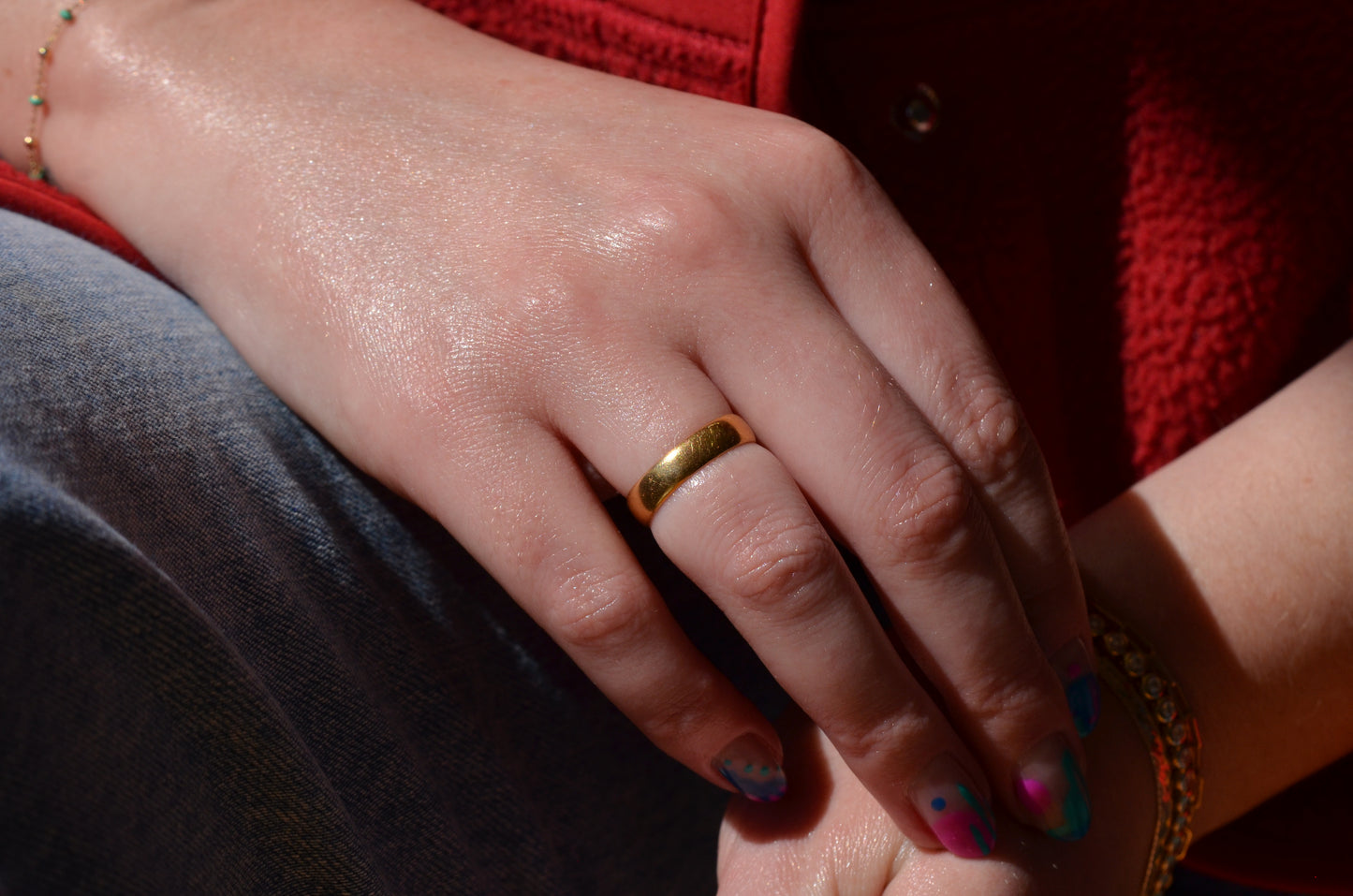 Wide Near-Antique 22k Band 1926 6