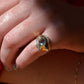 Dynamic Vintage Aquamarine Ring